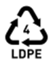 Символ за материал 4 LDPE