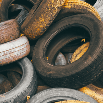 End-of-life tires cars